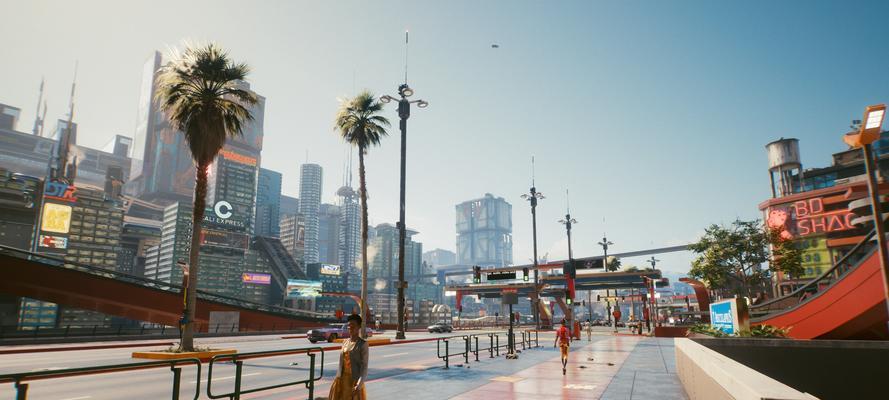 赛博朋克2077（探索海滨咖啡馆）