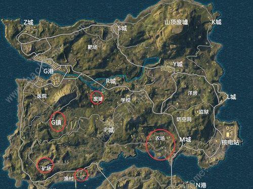 「绝地求生」攻略（深入解析S城地图）
