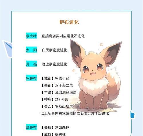 魔兽世界神奇宝贝伊布怎么进化？伊布进化的条件是什么？