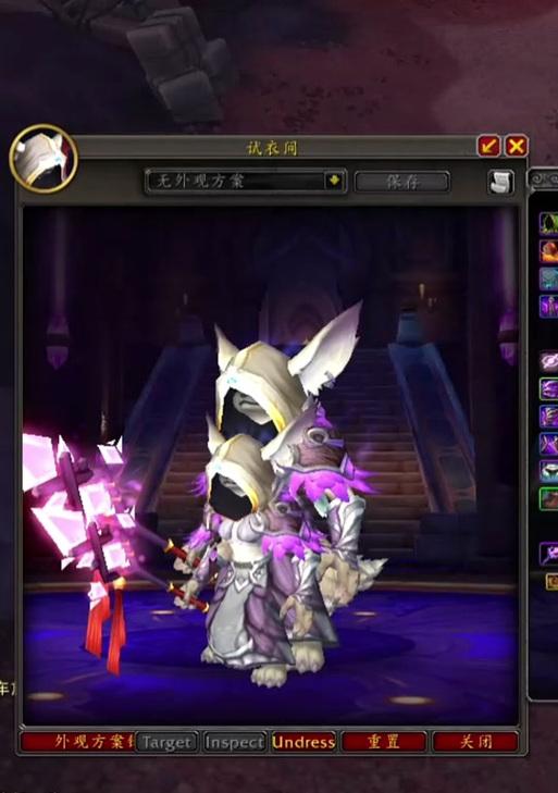魔兽世界试衣功能如何启用？